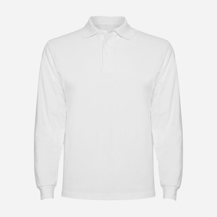 Customizable Long Sleeve Polo Shirt Man 220 g/m²